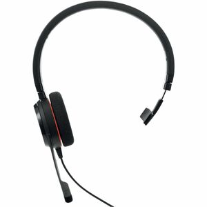 Jabra EVOLVE 20 Kabel Kopfbügel Mono Headset - Schwarz - Monaural - Ohraufliegend - Geräuschunterdrückung Mikrophon - Gerä
