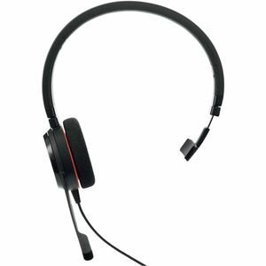 Jabra EVOLVE 20 Kabel Kopfbügel Mono Headset - Schwarz - Monaural - Ohraufliegend - Geräuschunterdrückung Mikrophon - Gerä