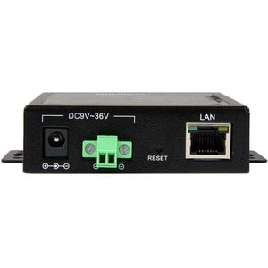 StarTech.com 2 Port Seriell auf IP Geräte Server - RS232 - Metall und Montierbar - Serieller Geräte Server - 1 x Netzwerk 