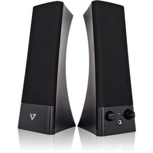 Système de Haut-Parleurs V7 Portable - 5 W RMS - Noir - USB