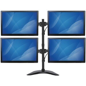 StarTech.com Vierfach-Monitorhalter - Schwenkbar - Verstellbarer 4 Monitorständer - Für VESA Monitore bis zu 27 Zoll (8 Kg