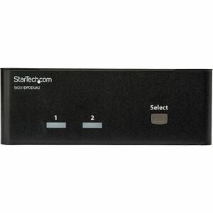 StarTech.com 2 Port DisplayPort Dual Monitor KVM Switch - DisplayPort KVM - 4K 60 Hz - 2 Computer - 1 Lokaler Benutzer(n) 