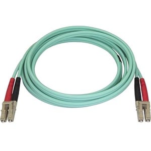 StarTech.com Câble Fibre Optique Multimode 2m LC/UPC à LC/UPC OM4, 50/125µm LOMMF/VCSEL, 100G, Faible Perte d'Insertion, C
