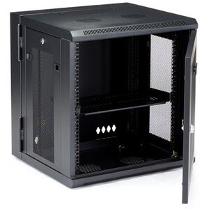Rack Serveur 12U 19" à Montage Mural - Boîtier Armoire Serveur à Charnières - Jusqu'à 40,6 cm de Profondeur - Armoire Rése