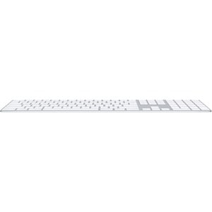 Clavier Apple Magic - Sans fil Connectivité - Français - AZERTY Disposition - Argenté, Blanc - Ciseaux Pavé Numérique - Bl