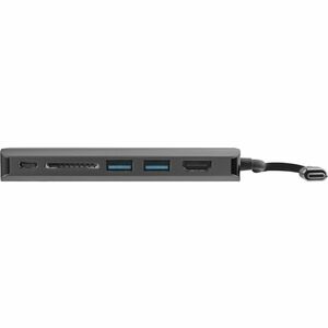 USB-C MULTIPORT ADAPTER WITH SD PD - 4K HDMI - GBE - 2X USB-A