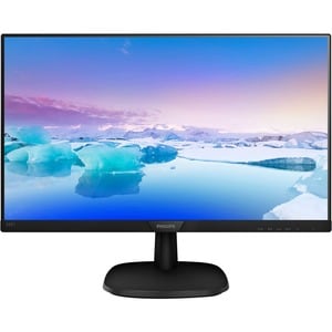 Philips 243V7QJABF Full HD LCD-Monitor - 16:9 Format - Schwarz - 60,5 cm (23,8 Zoll) Viewable - WLED Hintergrund-beleuchtu