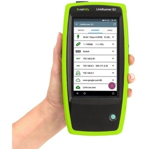 NetAlly LinkRunner G2 Smart Network Testing Device - Includes a LinkRunner G2, Accessories, Medium Soft case, Holster & Te