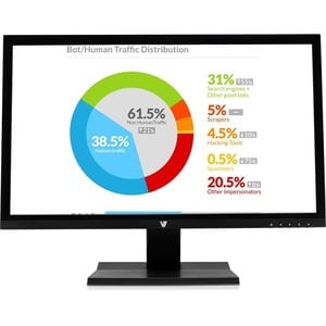 V7 PS23.8W9A2-2E Blickschutzfilter - für 60,5 cm (23,8 Zoll) Widescreen LCD Monitor, Notebook - 16:9 - Blaulicht-Reduzieru