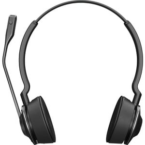 Casque Jabra Engage 65 Stereo - Sans fil - Design Sur tête - Stéréo - Binaural - Portée 15000 cm - DECT - Fréquence 40 Hz/