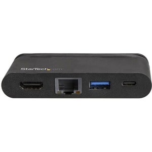 StarTech.com USB C Multiport Adapter mit HDMI - 4K - Mac / Windows - 1xA + 1xC - 100W PD 3.0 - GbE - 3 x USB-Anschlüsse - 