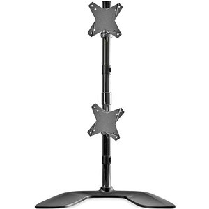 Monitorhalterung für zwei vertikal gestapelte Monitore, Ergonomischer Monitorarm für zwei VESA Monitore bis zu 27" und 8 k