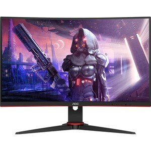 AOC C24G2AE 24 Zoll Class Full HD Gekrümmter Bildschirm Gaming-LCD-Monitor - 16:9 Format - Rot - 59,9 cm (23,6 Zoll) Viewa