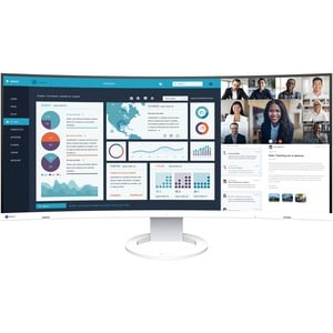 EIZO FlexScan EV3895-WT. Bildschirmdiagonale: 95,2 cm (37.5 Zoll), Bildschirmauflösung: 3840 x 1600 Pixel, HD-Typ: UltraWi
