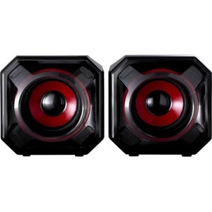 SureFire Gator Eye, 2.0 Kanäle, Kabelgebunden, 2,5 W, 80 - 20000 Hz, 3 Ohm, Schwarz, Rot