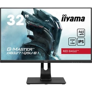 iiyama Red-Eagle G-MASTER GB3271QSU-B1 80 cm (31,5 Zoll) WQHD LED LCD-Monitor - 16:9 Format - Mattschwarz -  IPS-Technolog