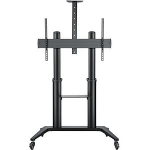 HAGOR BrackIT Display-Wagen - 140 kg Kapazität - 4 Rollen - Schwarz
