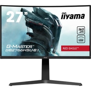 iiyama G-MASTER Red Eagle GB2766HSU-B1 27 Zoll Class Full HD Gekrümmter Bildschirm Gaming-LCD-Monitor - 16:9 Format - Matt