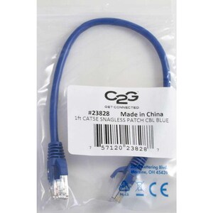 10FT CAT5E BLUE UTP PATCH MOLDED SNAGLESS