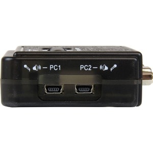 StarTech.com Kit commutateur KVM USB VGA à 2 ports avec audio et câbles - Switch KVM - Noir - 2 Ordinateur(s) - VGA - 2048