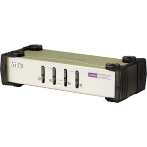 4PORT PS2 USB  CS84U KVM SWITCH W/  4 6 FT USB CABLES