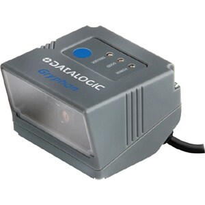 Montage Fixe Scanner de code à barre Datalogic Gryphon GFS4150-9 - Gris - Câble Connectivité - 320 scan/s - 1D - LED - Cap