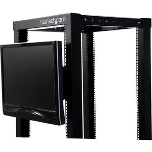 StarTech.com 4 HE Universal VESA LCD-Monitorhalterung für 19 Zoll Rack oder Schrank, TAA-konform, Halterung aus kaltgepres