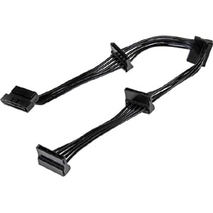 StarTech.com 4x SATA Splitter Adapterkabel - Cable for Festplatte, Computer, Optisches Laufwerk, Stromversorgung - Splitte