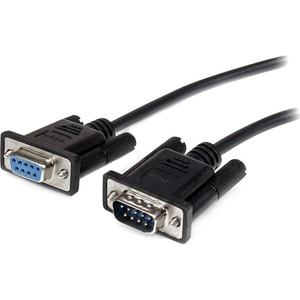 StarTech.com 1m Seriell DB9 RS232 Verlängerungskabel - DB9 RS 232 Kabel Verlängerung - St/Bu - Cable for Peripheriegerät -
