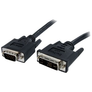 StarTech.com DVI auf VGA Monitorkabel 1 Meter - Stecker / Stecker - DVI-I VGA (15Pin) - Cable for Videogerät, Monitor, PC,
