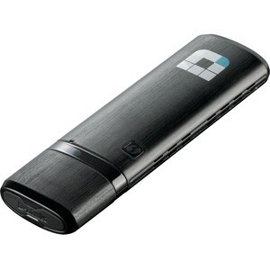 Adaptateur Wi-Fi D-Link DWA-182 - IEEE 802.11ac - USB 3.0 - 1,17 Gbit/s - 2,40 GHz ISM - 5 GHz UNII - Externe