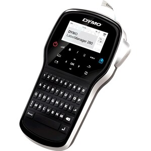 DYMO LabelManager ™ 280 QWERTZ, QWERTZ, D1, Wärmeübertragung, 180 x 180 DPI, 15 mm/sek, Schwarz, Silber