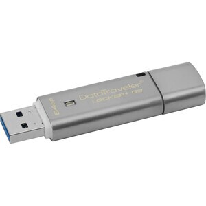 LA 64GB USB 3.0 DT LOCKER+ G3 W/AUTOMATIC DATA SECURITY