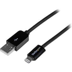 StarTech.com Câble Apple® Lightning™ vers USB pour iPhone, iPod, iPad - 3 m Noir - 1er bout: USB - 2e bout: 8-pin Lightnin