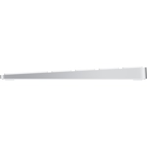 Clavier Apple Magic - Sans fil Connectivité - Français - AZERTY Disposition - Argenté, Blanc - Ciseaux Pavé Numérique - Bl