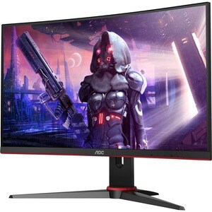 AOC C24G2AE 24 Zoll Class Full HD Gekrümmter Bildschirm Gaming-LCD-Monitor - 16:9 Format - Rot - 59,9 cm (23,6 Zoll) Viewa