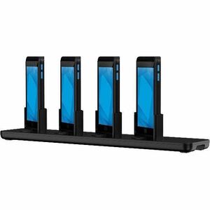 Station d'Accueil/Base Elo - Filaire pour Ordinateur mobile - 4 Slot - Capacité de chargement - Noir - Fixation murale, Co