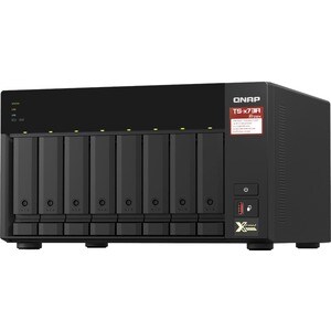 QNAP TS-873A-8G 8 x Gesamtzahl Einschübe NAS-Speichersystem - 5 GB Größe Flash-Speicher - AMD Ryzen V1500B Quad-Core 2,20 