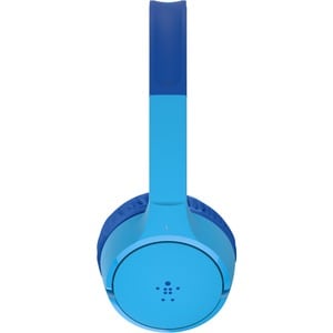 Belkin SOUNDFORM Mini Kabel/Kabellos Auf den Ohren, Kopfbügel, Über das Ohr Stereo Headset - Blau - Binaural - Geschlossen