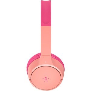 Belkin SOUNDFORM Mini Kabel/Kabellos Auf den Ohren, Kopfbügel, Über das Ohr Stereo Headset - Rosa - Binaural - Geschlossen