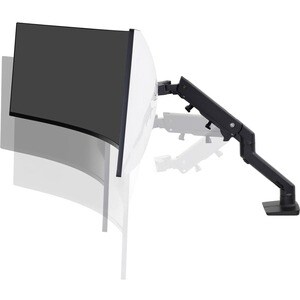 HX Monitor Arm mit HeavyDuty-Gelenk in Schwarz, Monitorhalterung / Displayhalterung für Tischmontage  mit patentierter CF-