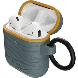LifeProof für Apple AirPods (1st & 2nd gen) , Schutzhülle für Kopfhörer hergestellt aus recyceltem Ozeanplastik, Dunkelgrau