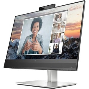 HP E24m 24 Zoll Class Webcam Full HD LCD-Monitor - 16:9 Format - Silber - 60,5 cm (23,8 Zoll) Viewable - IPS-Technologie (