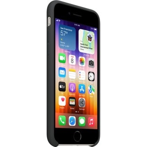 Apple Hülle für Apple iPhone SE 3, iPhone SE 2, iPhone 8, iPhone 7 Smartphone - Mitternacht - Seidig, Softtouch - Kratzfes