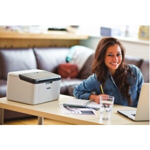 Imprimante laser Bureau Brother HL HL-1210W - Monochrome - Impression 20 ppm Mono - 2400 x 600 dpi - Recto/Verso Manuel - 