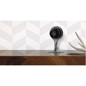 Google Nest Cam Indoor 3 Megapixel Network Camera - 20 ft Night Vision - H.264 - 1920 x 1080 - CMOS - Wall Mount