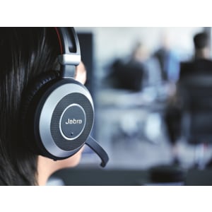Jabra EVOLVE 30 II Kabel Kopfbügel Mono Headset - Schwarz - Monaural - Ohraufliegend - Geräuschunterdrückung - Host-Schnit