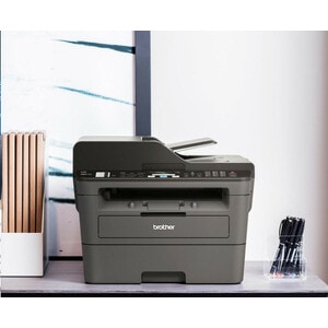 Imprimante laser multifonction Brother MFC-L2710DN - Monochrome - Copieur/Télécopieur/Imprimante/Scanner - Impression N&B 