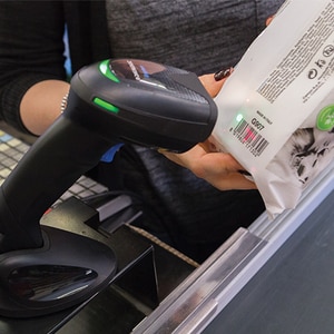 Handheld Scanner de code à barre Datalogic Gryphon GD4520 - Noir - Câble Connectivité - 1D, 2D - Imager