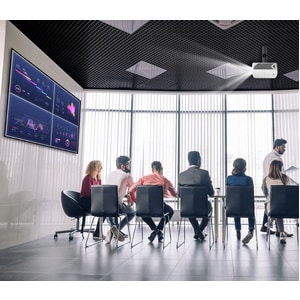 Optoma ZK507-W 3D DLP-Projektor - 16:9 - 3840 x 2160 Piel - 300,000:1 Kontrastverhältnis - 5000 lm Helligkeit - Vorderseit